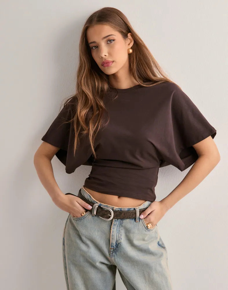 By Belle- Soft Wide Sleeve Tee