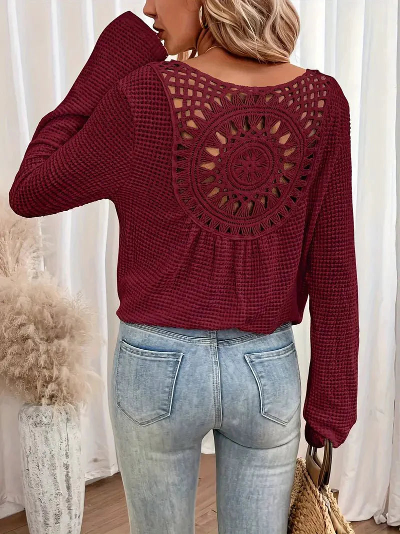 By Belle- V neck sweater