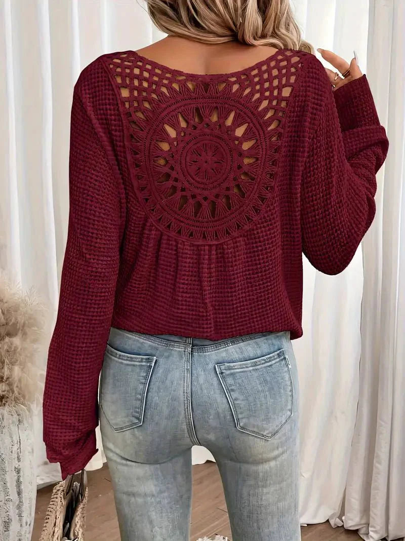 By Belle- V neck sweater