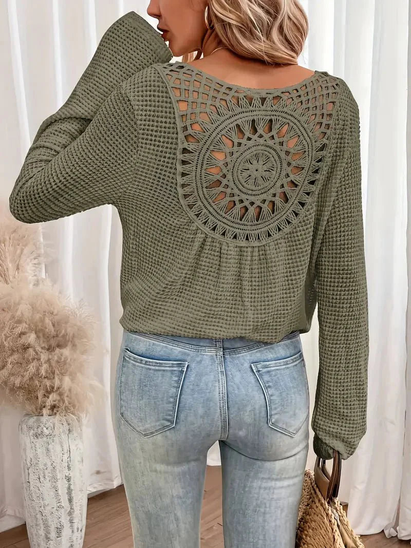 By Belle- V neck sweater