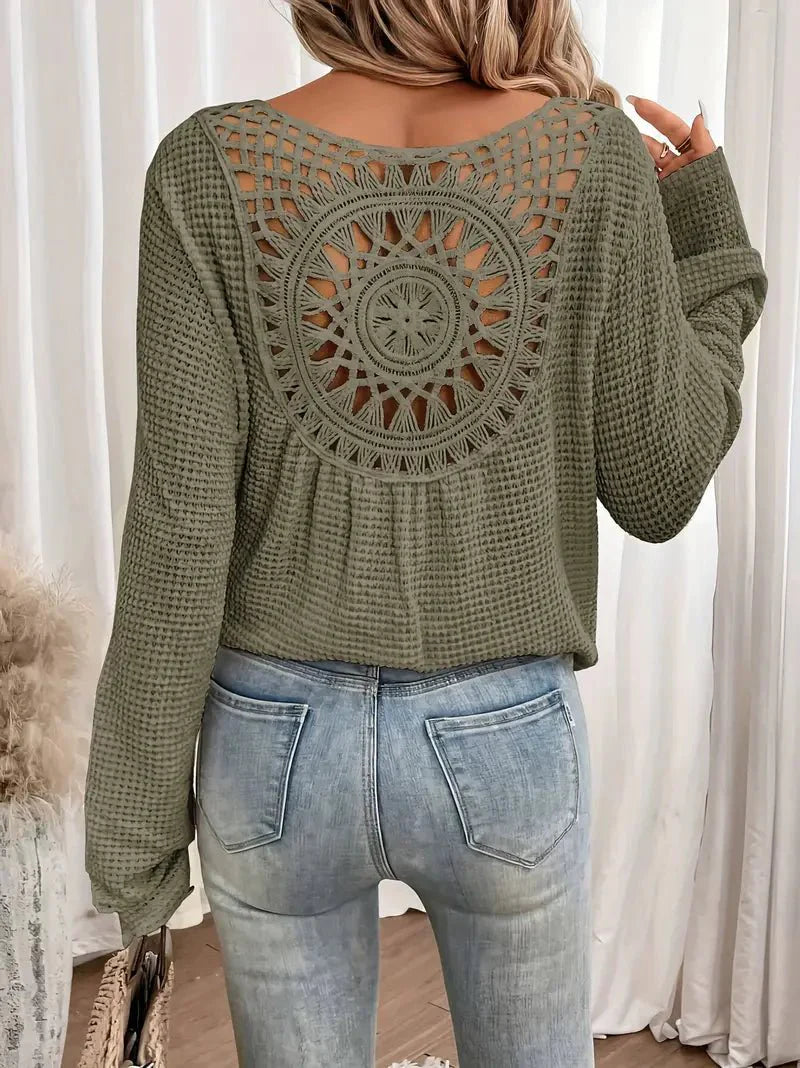 By Belle- V neck sweater